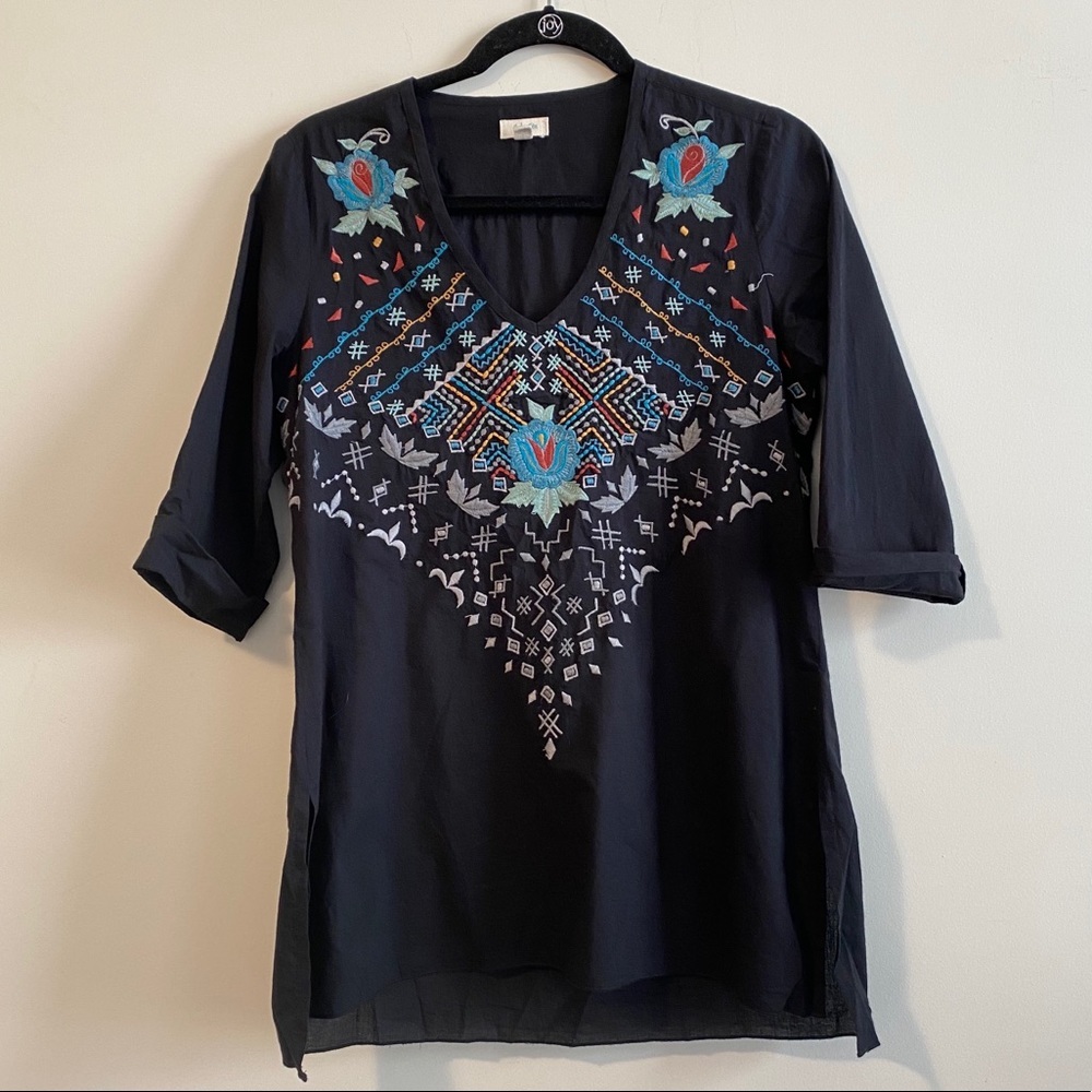 Like new Kyla Seo embroidered Anthropologie top